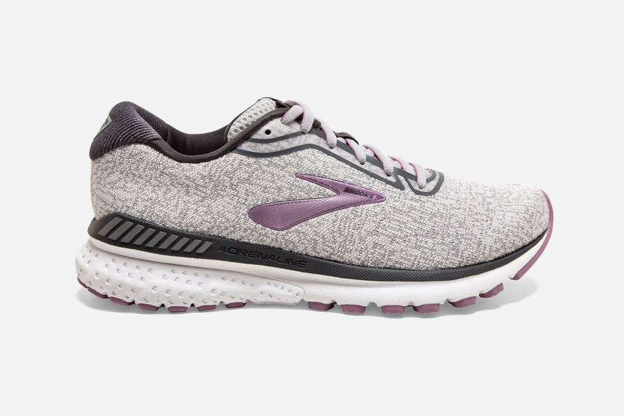 Zapatillas Running Brooks Adrenaline GTS 20 Mujer Gris/Blancas Ofertas XBDZ16590